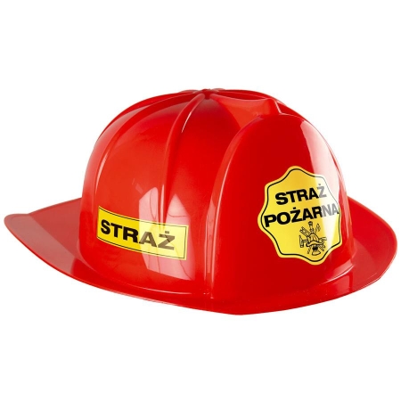 KASK STRAŻACKI Z POLSKIM NAPISEM POŻAR OGIEŃ -1074