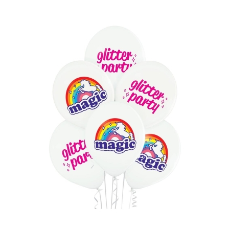 BALONY MAGICZNY JEDNOROŻEC 6szt. URODZINY GIRL-7664