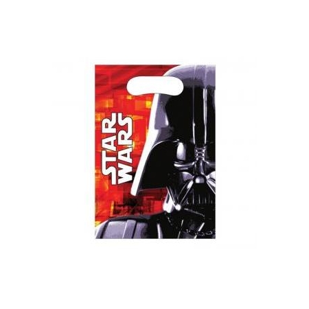 TOREBKI NA CUKIERKI STAR WARS 6 szt FOLIOWE -7956