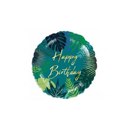 Balon foliowy 18" CIR Tropical Birthday-8457