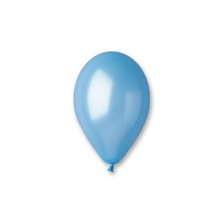 Balony GM90 metal 10" - błękitne 35/ 100 szt.-8512