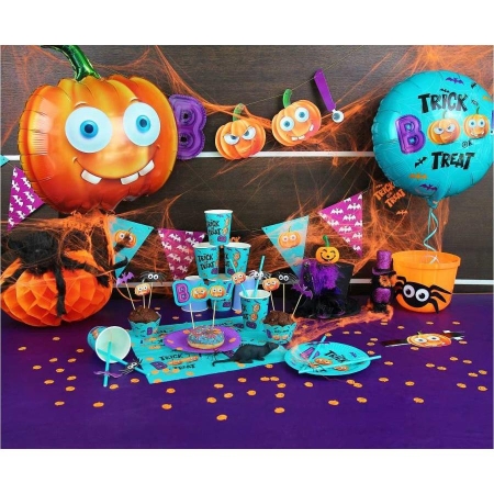 Balon foliowy Dynia BOO Halloween 44x43 cm-8747