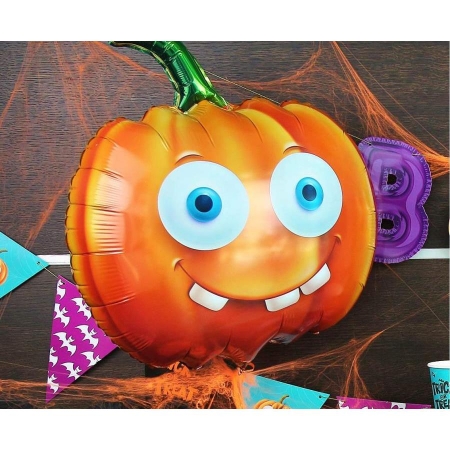 Balon foliowy Dynia BOO Halloween 44x43 cm-8748